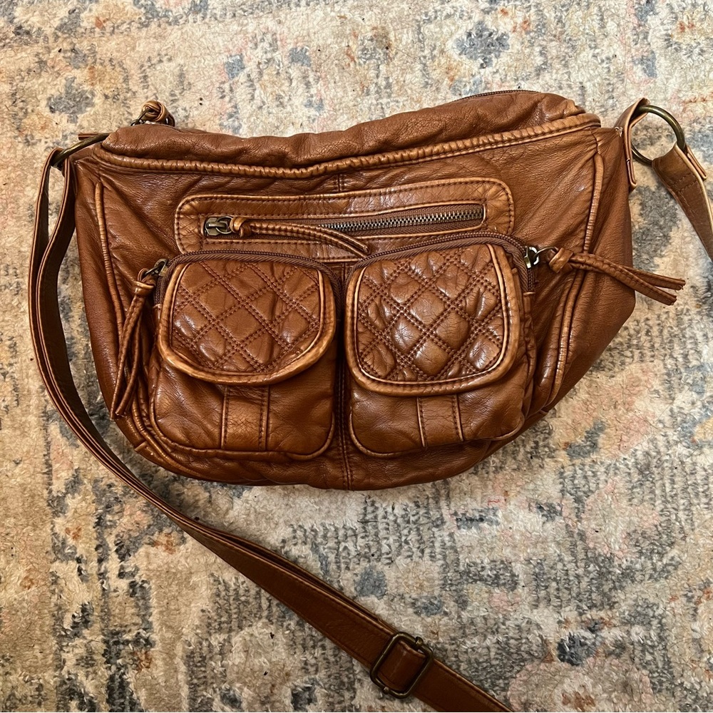 Brown crossbody bag purse